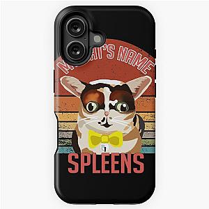 my cat's name is spleens a graystillplays iPhone case