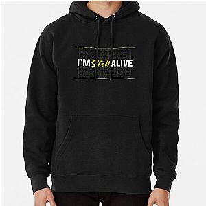 Graystillplays I'm Still Alive Embroidered Pullover Hoodie