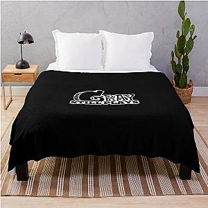 Gray Still Plays HD Logo Throw Blanket