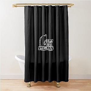 Gray Still Plays Shower Curtain