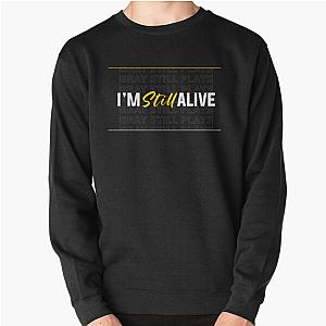 Graystillplays I'm Still Alive Embroidered Pullover Sweatshirt