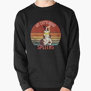 My cat's name is Spleens Graystillplays Pullover Sweatshirt