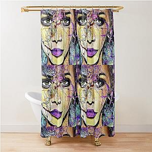 Eyes of Halle Berry Shower Curtain