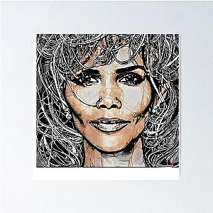 Vector sketch of Halle Berry Poster