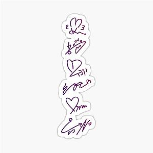 I-DLE SIGNATURE Sticker