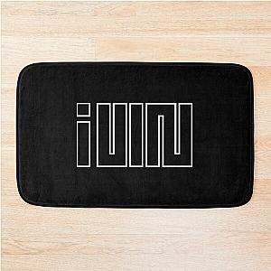 (G)I-DLE Logo - White Outline Bath Mat