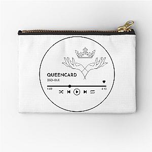 Queen Card (G)I-DLE Crown Player QueenCard Logo Kpop GI-DLE Merch Queen Zipper Pouch
