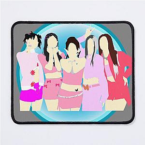 cool GI-DLE design grey background Mouse Pad