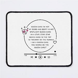 Queen Card G I DLE Queen Card Logo Kpop GI DLE Merch Queen Mouse Pad