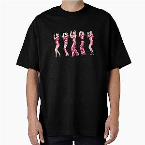 G I DLE TOMBOY Digital Illustration Oversized T Shirt