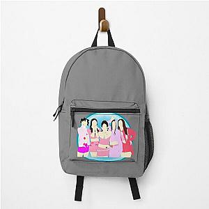 cool Black Skin Backpack with Grey Background