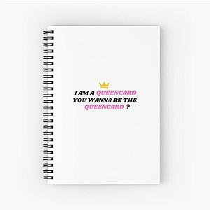 Queen Card GI-DLE Lyrics Kpop GI-DLE Merch Queen Spiral Notebook