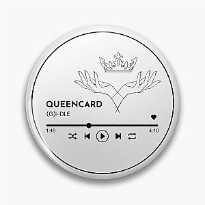 Queen Card (GI-DLE) Crown Player, Kpop, GI-DLE Merch, Queen Pin