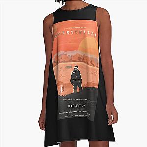 Orange A-Line Interstellar Dress
