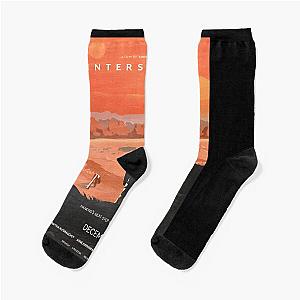 Orange Interstellar Socks