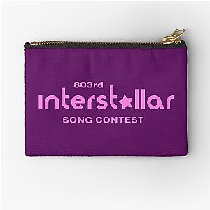 803rd Interstellar Song Contest Pink Zipper Pouch