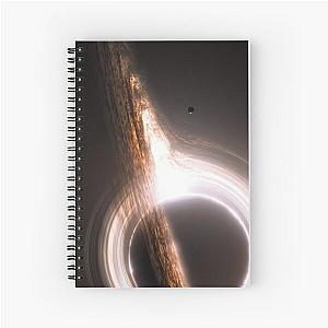 Interstellar Black Hole Spiral Notebook