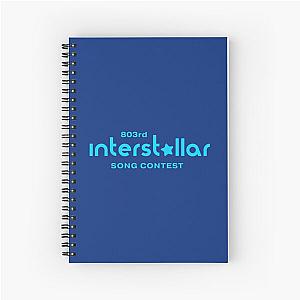 803rd Interstellar Song Contest Baby Blue Notebook