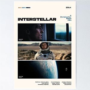 Interstellar Poster - Christopher Nolan Poster - Poster Print - Home Decor - Aesthetic - Minimalist Poster