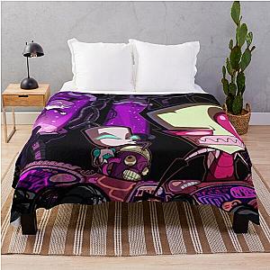 Invader Zim Throw Blanket