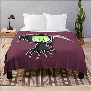 Invader Zim Gir Throw Blanket