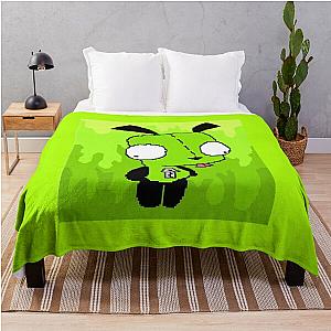 Pixel Invader Zim Throw Blanket
