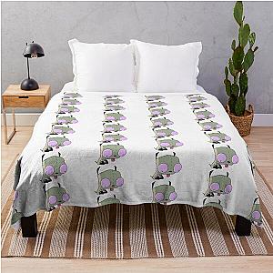 Gir Invader Zim Throw Blanket