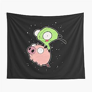 Invader Zim Art Tapestry
