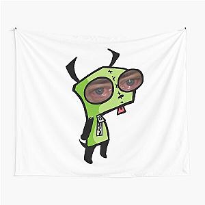 Gir Invader Zim Brendan Fraser Crying Eyes Tapestry