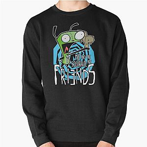 Invader Zim Me and the squirrel and the rodent are friends Pullover Sweatshirt