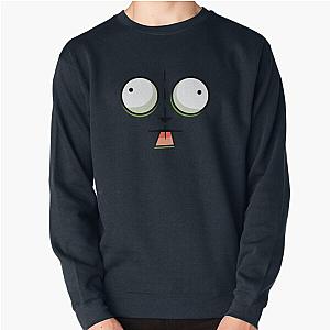 Gir Face Invader Zim Cartoon Pullover Sweatshirt