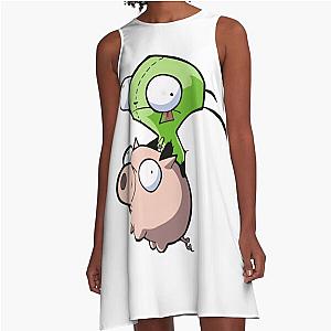 Invader Zim A Line Dress