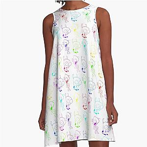 Fluro Girl Invader Zim A-Line Dress