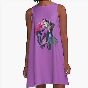 Dib Membrane VS Invader Zim - Transparent A Line Dress