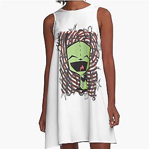 Invader Zim Happy Girl A-Line Dress
