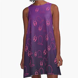 Invader Zim Pattern A-Line Dress