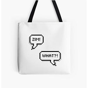 Zim! Invader Zim All Over Print Tote Bag