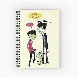 Invader Zim Spiral Notebook