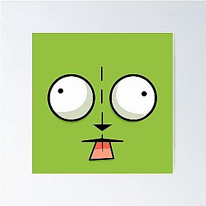 GIR Face - Invader Zim Cartoon Poster