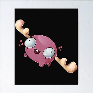 mini Moose-Zim Invader Sticker Poster