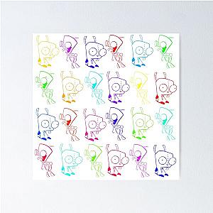 Fluro Girl - Invader Zim Poster