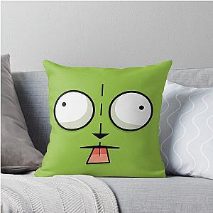 Gir Face Invader Zim Cartoon Throw Pillow