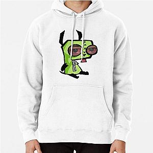 Invader Zim Gir sitting Brendan Fraser crying eyes Pullover Hoodie