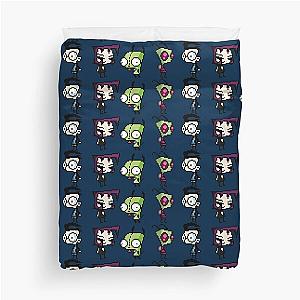 8-Bit Invader Zim Character Duvet Cover