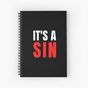 Its a Sin Funny Spiral Notebook