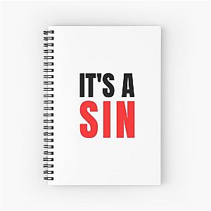 It's a Sin Funny Spiral Notebook
