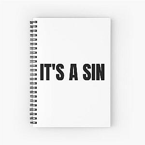 It's a Sin Funny Spiral Notebook