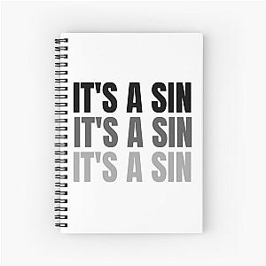 Its a Sin Funny Spiral Notebook