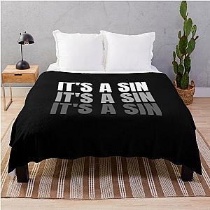 Its a Sin Funny Throw Blanket