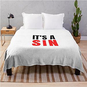 Its a Sin Throw Blanket